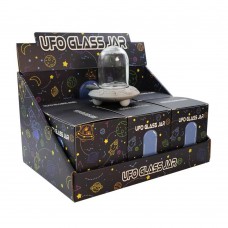 Glass Jar UFO Container 90ml With Box Packing 
